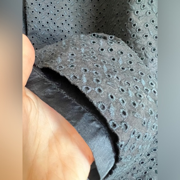 VIF Paris Womens Black Ribbon Bow Fit and Flare Preppy Feminine Midi Dress Small - Picture 9 of 9